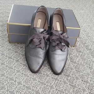 Louise et Cie gunmetal oxfords size 6